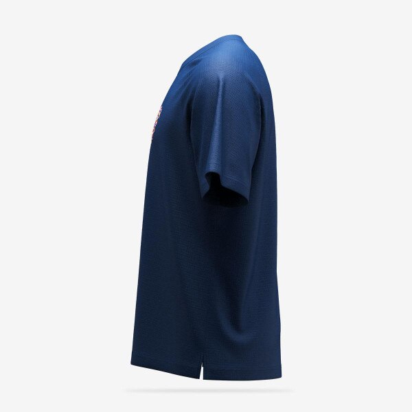 Butterfly Maltil T-Shirt - Navy-Pink - Left Side